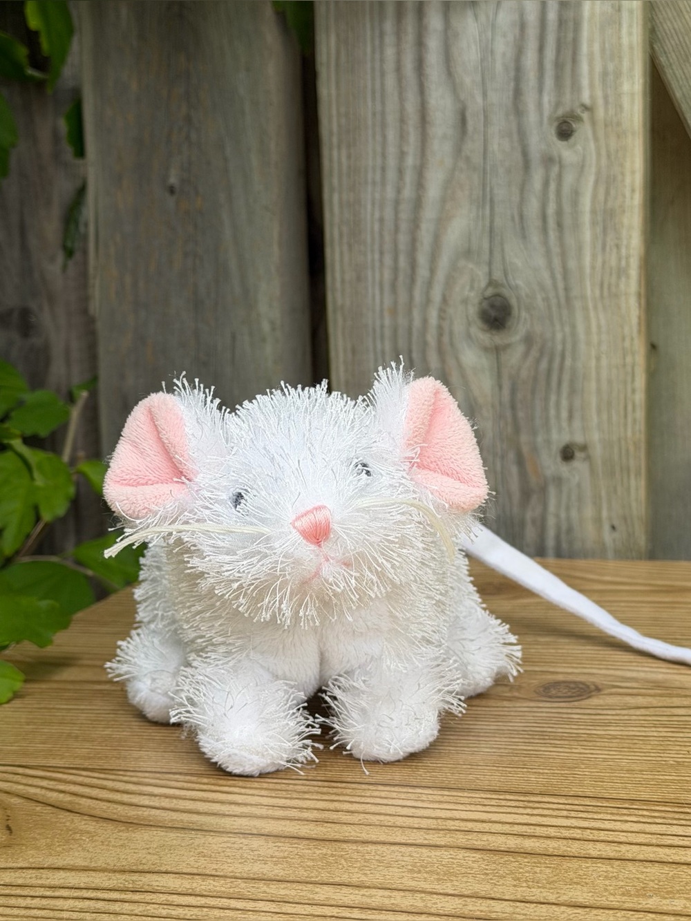 Webkinz Ganz Lil'Kinz White Mouse HS207 Plush Toy Stuffed Animal No Code